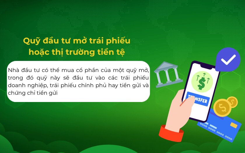 Quỹ đầu tư mở trái phiếu hoặc thị trường tiền tệ là quỹ mở