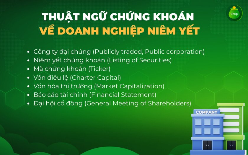 Một số thuật ngữ về doanh nghiệp niêm yết