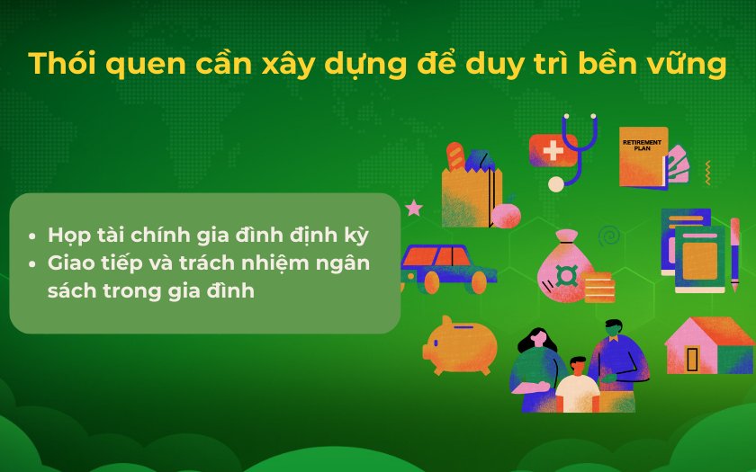 Thói quen cần xây dựng để duy trì bền vững nên biết
