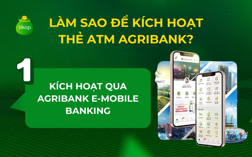 Kích hoạt thẻ Agribank qua Agribank E-Mobile Banking