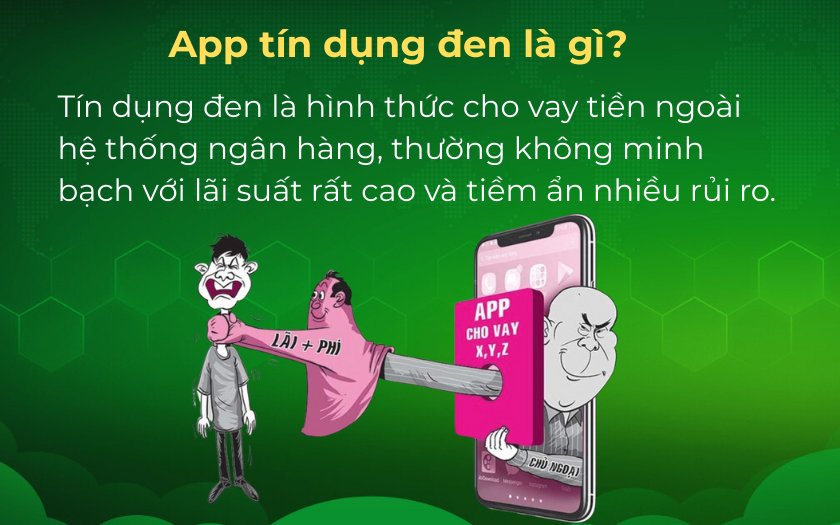 App tín dụng đen là hình thức cho vay tiền tiềm ẩn nhiều rủi ro