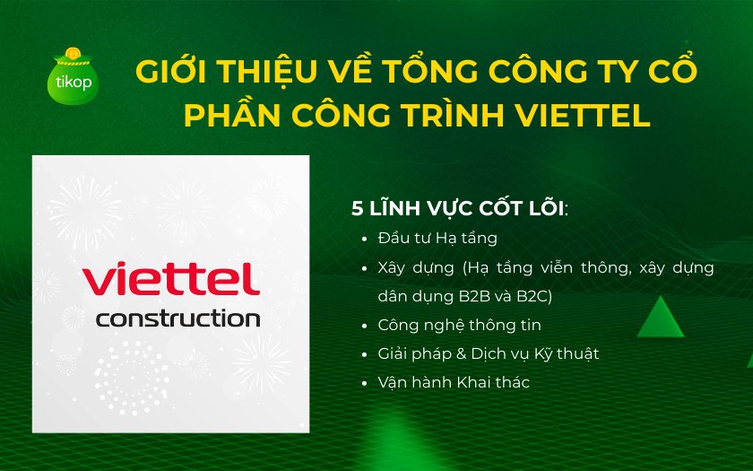 Những lĩnh vực cốt lõi của Viettel Construction