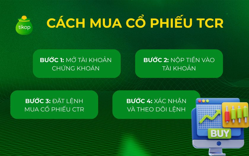 Các bước cơ bản để mua cổ phiếu CTR