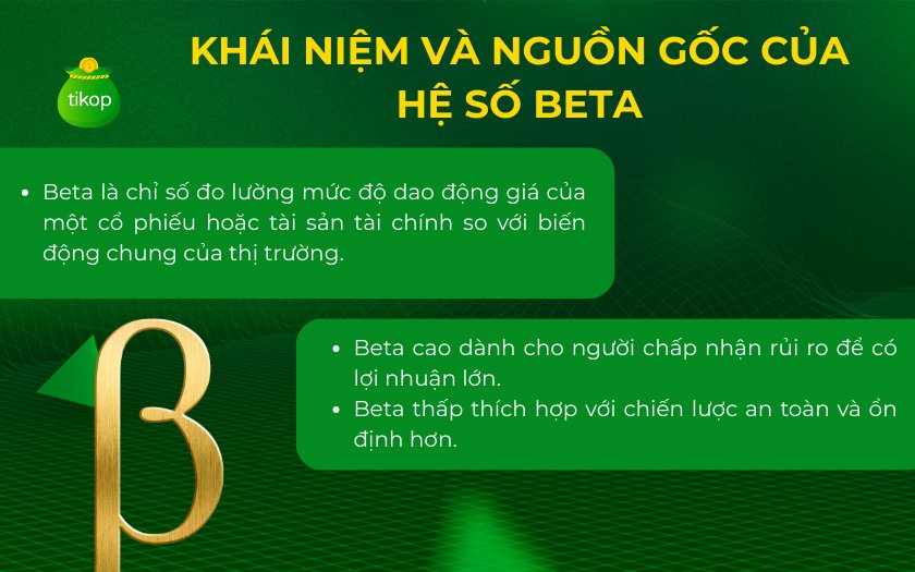 Khái niệm và nguồn gốc của hệ số Beta