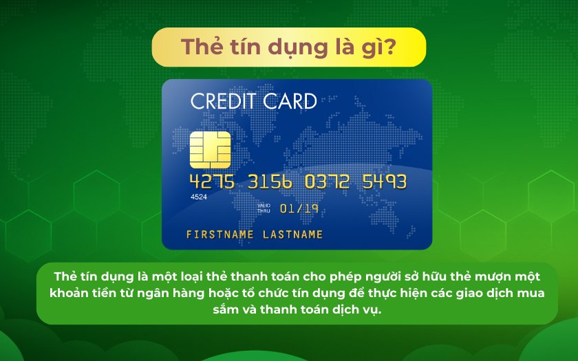 Khái niệm thẻ tín dụng