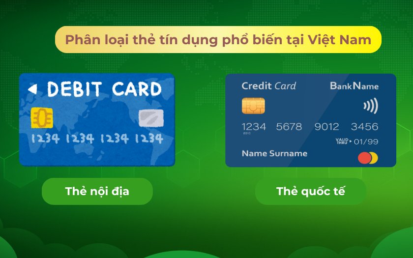 2 loại thẻ phổ biến