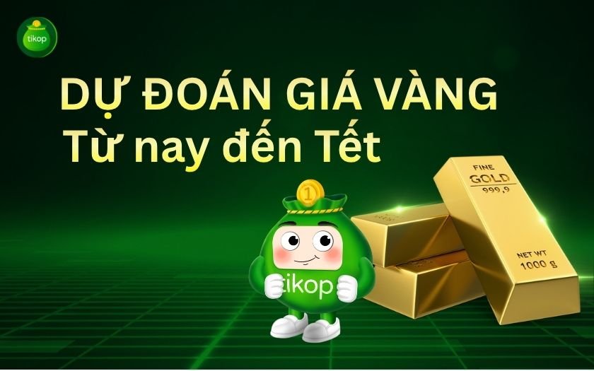 Tikop - Dự đoán giá vàng từ nay đến Tết