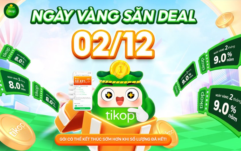 NGÀY VÀNG 02/12: SĂN DEAL TƯNG BỪNG - LỢI NHUẬN BÙNG NỔ