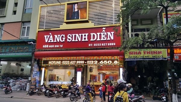 Các loại sản phẩm vàng Sinh Diễn Các loại sản phẩm vàng Sinh Diễn