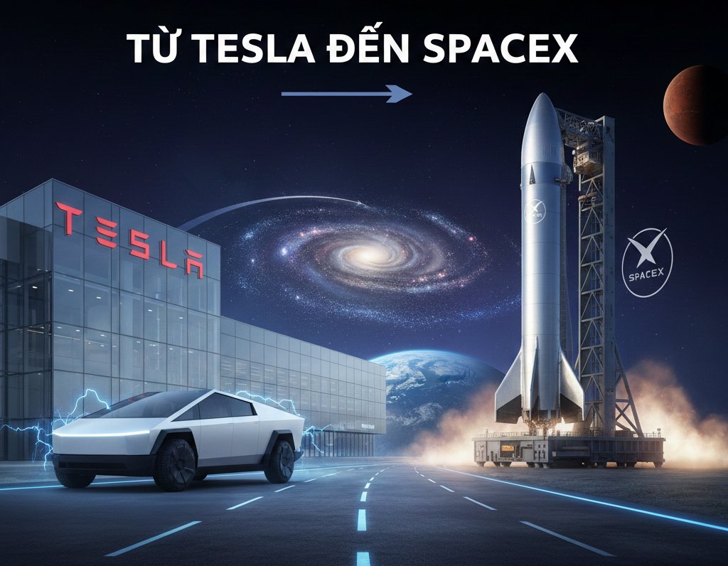 Từ Tesla đến Space X