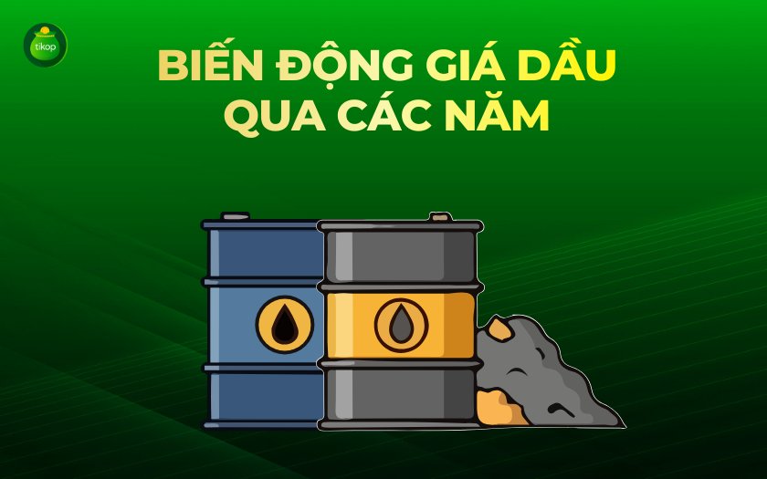 Tikop - Biểu đồ giá dầu biến động ra sao qua các năm?
