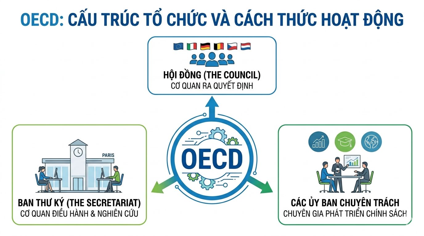 Cấu trúc tổ chức của OECD Cấu trúc tổ chức của OECD