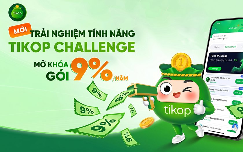 Tikop-Tính năng mới Tikop challenge