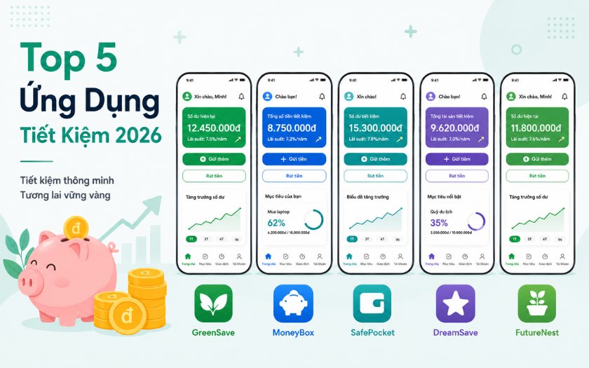 Top 5 Ứng Dụng Tiết Kiệm Tự Động Tốt Nhất Tại Việt Nam 2026 Tikop - Top 5 Ứng Dụng Tiết Kiệm Tự Động