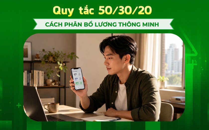 Quy tắc 50/30/20 - Cách phân bổ lương thông minh