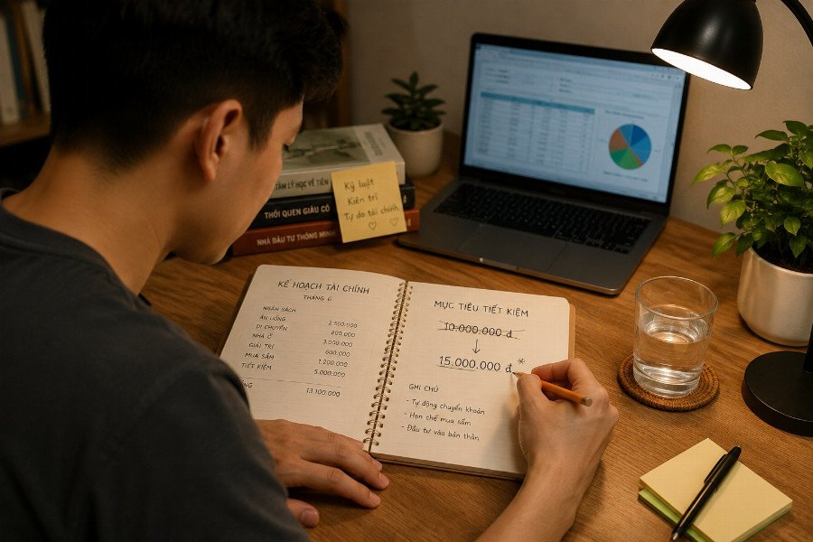 Người trẻ xem lại kế hoạch tài chính cá nhân trên giấy, điều chỉnh mục tiêu tiết kiệm tiền cho phù hợp thực tế Người trẻ xem lại kế hoạch tài chính cá nhân trên giấy, điều chỉnh mục tiêu tiết kiệm tiền cho phù hợp thực tế