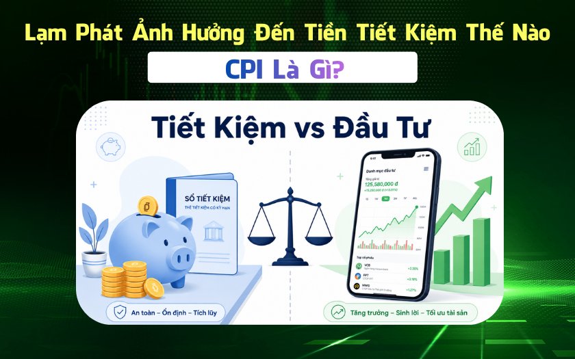 Tikop - CPI và lạm phát ảnh hưởng đến tiền tiết kiệm và đầu tư tại Việt Nam
