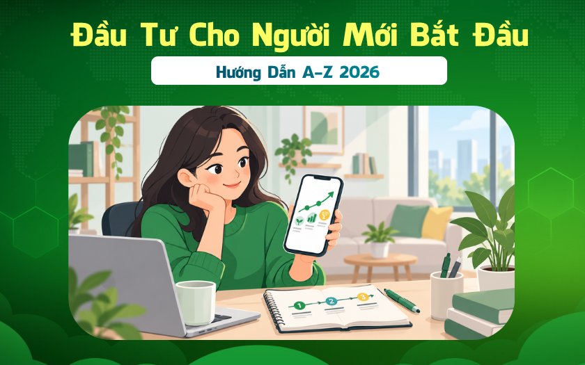 Đầu Tư Cho Người Mới Bắt Đầu: Hướng Dẫn A-Z 2026 Tikop - Đầu tư cho người mới bắt đầu với lộ trình 3 giai đoạn