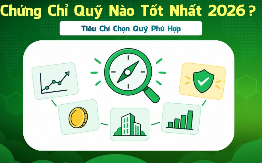 Chứng Chỉ Quỹ Nào Tốt Nhất 2026? 5 Tiêu Chí Chọn Quỹ Phù Hợp Với Bạn Chứng chỉ quỹ tốt nhất 2026 và 5 tiêu chí lựa chọn
