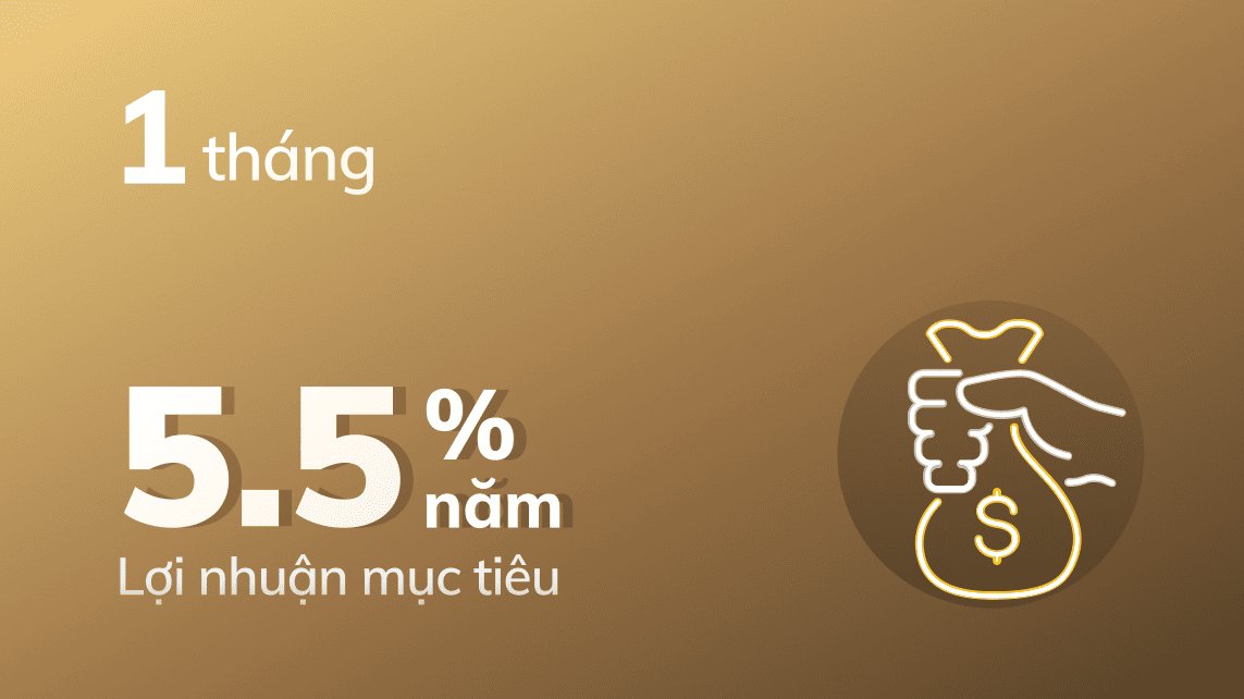 Tikop - Gói tích lũy kỳ hạn 1 tháng