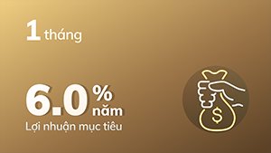 Tikop - Gói tích lũy kỳ hạn 1 tháng